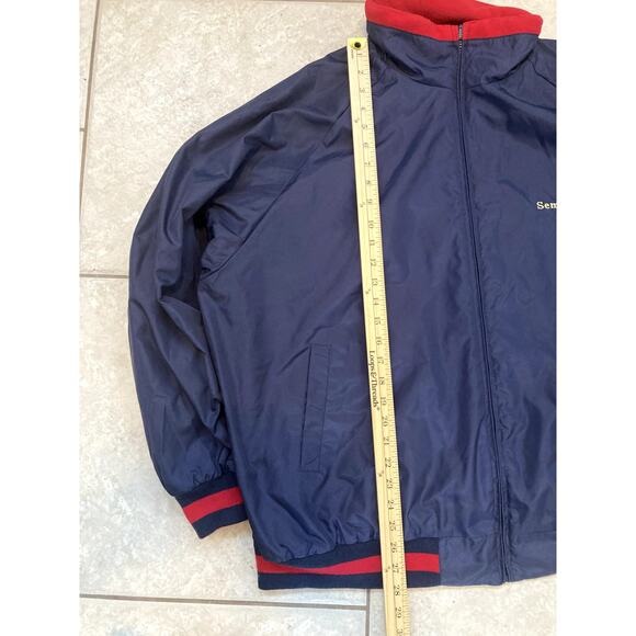 USMC  Marines Jacket Reversible Mens Military Red Fleece Blue Veteran XL - Picture 6 of 12